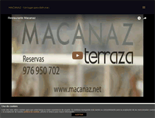 Tablet Screenshot of macanaz.es